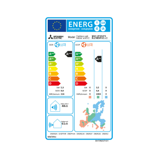 Mitsubishi Electric Klimaanlage 4-Wege-Deckenkassette Multisplit Sets inkl. Blende