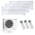 Mitsubishi Electric Klimaanlage Diamond Wandgerät Multisplit Set mit 3 Innengeräten 2 x 2,5 + 5,0 kW Naturweiß
