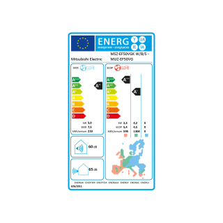 Mitsubishi Electric Klimaanlage Premium Wandgerät Set 5,0 kW Weiß