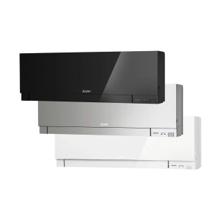 Mitsubishi Electric Klimaanlage Premium Wandgerät Multisplit Set mit 3 Innengeräten 2 x 2,5 + 3,5 kW Weiß