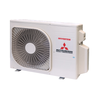 Mitsubishi Heavy Klimaanlage SRK-ZS-WF Wandgerät Multisplit Set mit 2 Innengeräten 2 x 2,5 kW Weiß