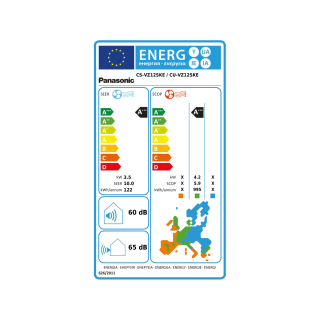 Panasonic Klimaanlage VZ Heatcharge Wandgerät Set 3,5 kW
