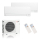 Mitsubishi Electric Klimaanlage Standard Wandgerät Hyper Heating Multisplit Set 2 x 3,5 kW