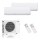 Mitsubishi Electric Klimaanlage MSZ-RW Wandgerät Hyper Heating Multisplit Set 2,5 kW + 3,5 kW