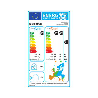 Buderus Klimaanlage Logacool AC186i.3 Wandgerät Set 2,5 kW bis 5,0 kW mehrfarbig