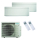 DAIKIN Klimaanlage Stylish Multisplit Set mit 2 Innengeräten mehrfarbig