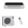 Mitsubishi Electric Klimaanlage MLZ-KP 1-Wege Deckenkassette Set 5,0 kW inkl. Blende
