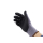 Royaltec Nylon-Strickhandschuhe, Micro-Nitrilschaum-Beschichtung auf Innenhand und Fingerkuppen, grau/schwarz.12 Paar/VPE Größe 9