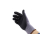 Royaltec Nylon-Strickhandschuhe, Micro-Nitrilschaum-Beschichtung auf Innenhand und Fingerkuppen, grau/schwarz. 12 Paar/VPE Größe 10