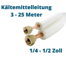 Isoliertes CU-Rohr, Isol. schwerentflammbar 9mm 1/4"...