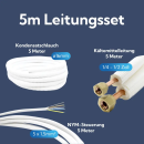 5m Leitungsset 1/4 1/2 Kältemittelleitung +...