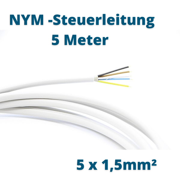 5 Meter NYM Steuerleitung 5 x1,5mm² Prosatech GmbH